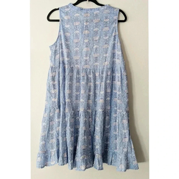 Tuckernuck Tnuck Beach Cornflower Blue Mini Salty Paloma Coverup - Picture 6 of 6